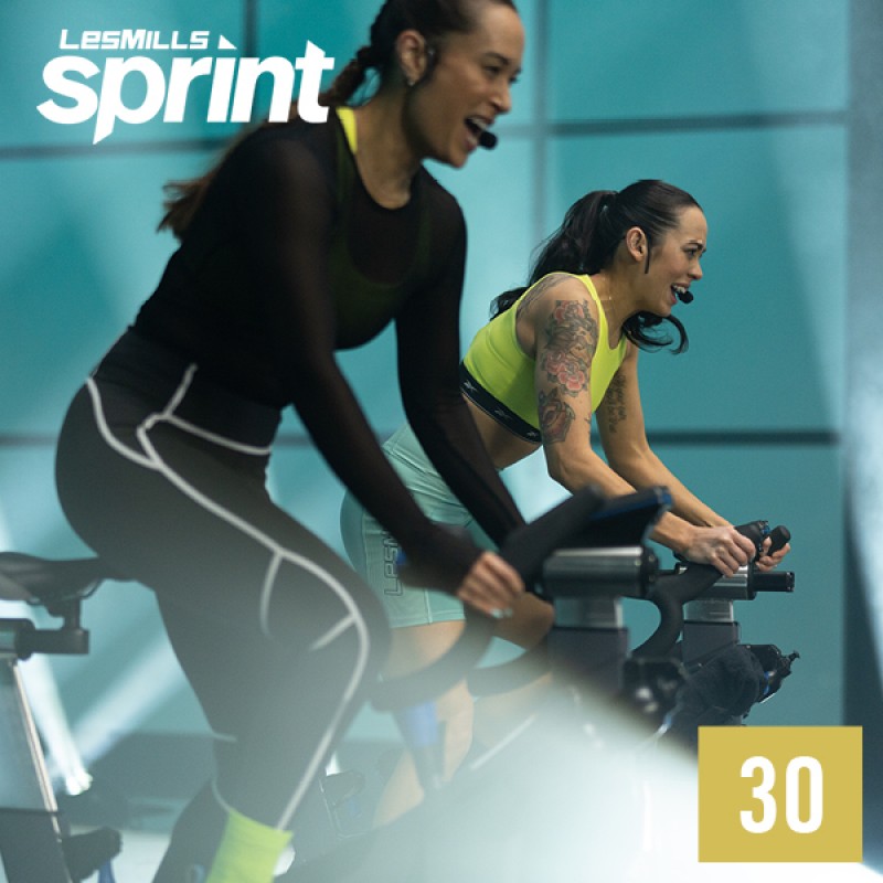 Hot Sale LesMills Q1 2023 Routines SPRINT 30 releases New Release DVD, CD & Notes